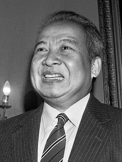 King of Cambodia Norodom Sihanouk